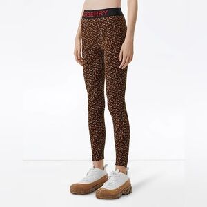 Burberry Monogram Print Stretch Leggings